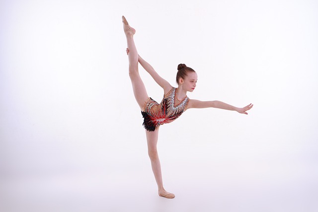 mladá gymnastka